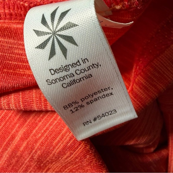 Athleta Women's Half Zip Running Pullover Coral Size XL - Picture 6 of 6